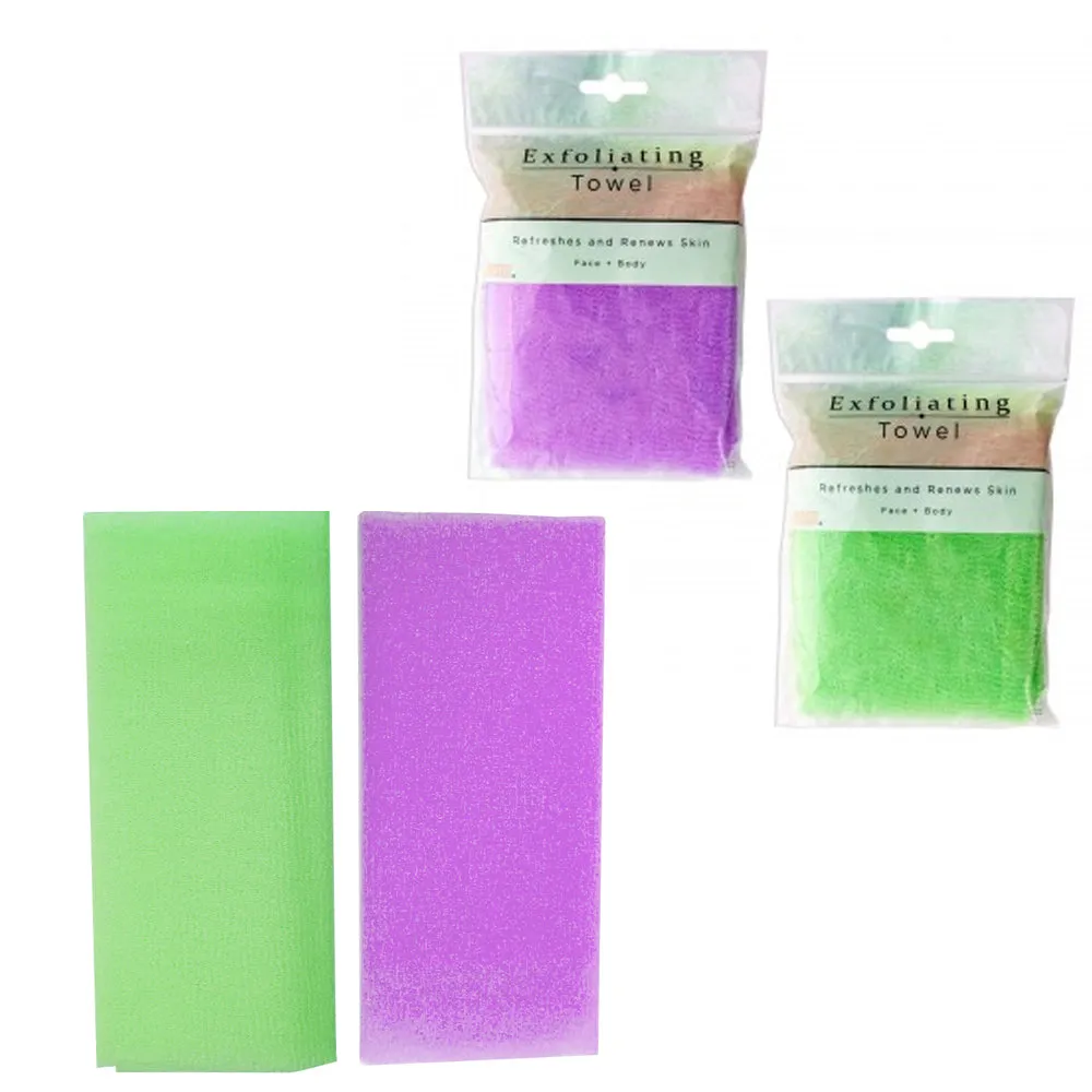 6 Japanese Exfoliating Cloth Body Beauty Wash Towel Scrubber Bath Cleaner Shower