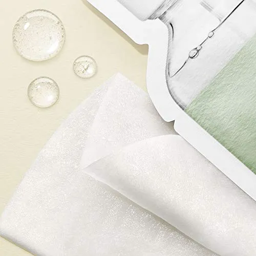 AHC Face Mask Aqua Essentials Hydrating and Claming For Stressed and Tired Skin Calming 100% Cotton Sheet 5 Count(Pack of 1)