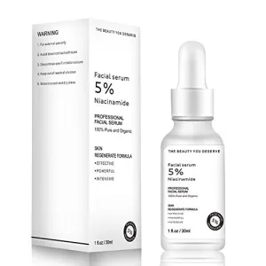 Alatimi Niacinamide Facial Serum, 5% Vitamin B3 Pure Hyaluronic Acid Removes Acne Spots Moisturizes for Facial Neck Chest (Niacinamide Facial Serum)