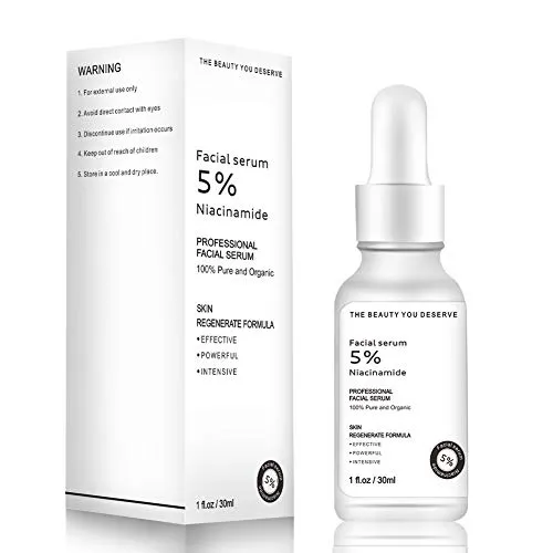 Alatimi Niacinamide Facial Serum, 5% Vitamin B3 Pure Hyaluronic Acid Removes Acne Spots Moisturizes for Facial Neck Chest (Niacinamide Facial Serum)