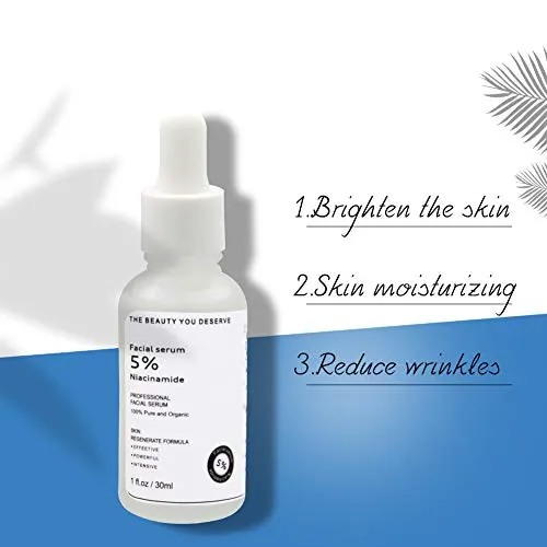 Alatimi Niacinamide Facial Serum, 5% Vitamin B3 Pure Hyaluronic Acid Removes Acne Spots Moisturizes for Facial Neck Chest (Niacinamide Facial Serum)