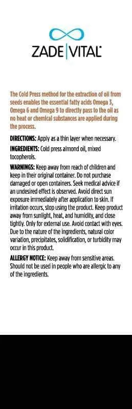 Almond Oil 0.7oz. (20ml) with Dropper