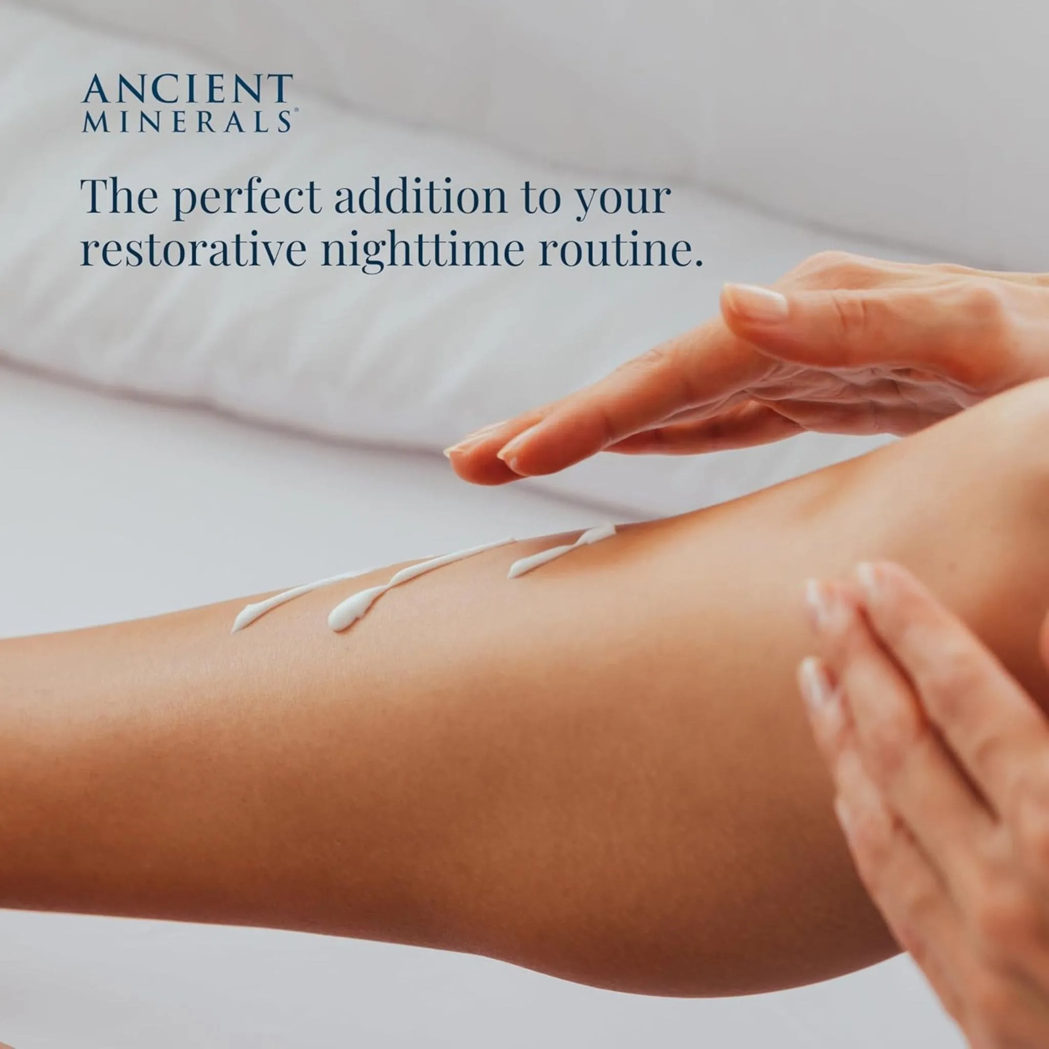 Ancient Minerals Magnesium Chloride Lotion and Melatonin, Supports Relaxation and Promotes Resetful Sleep, 75ml