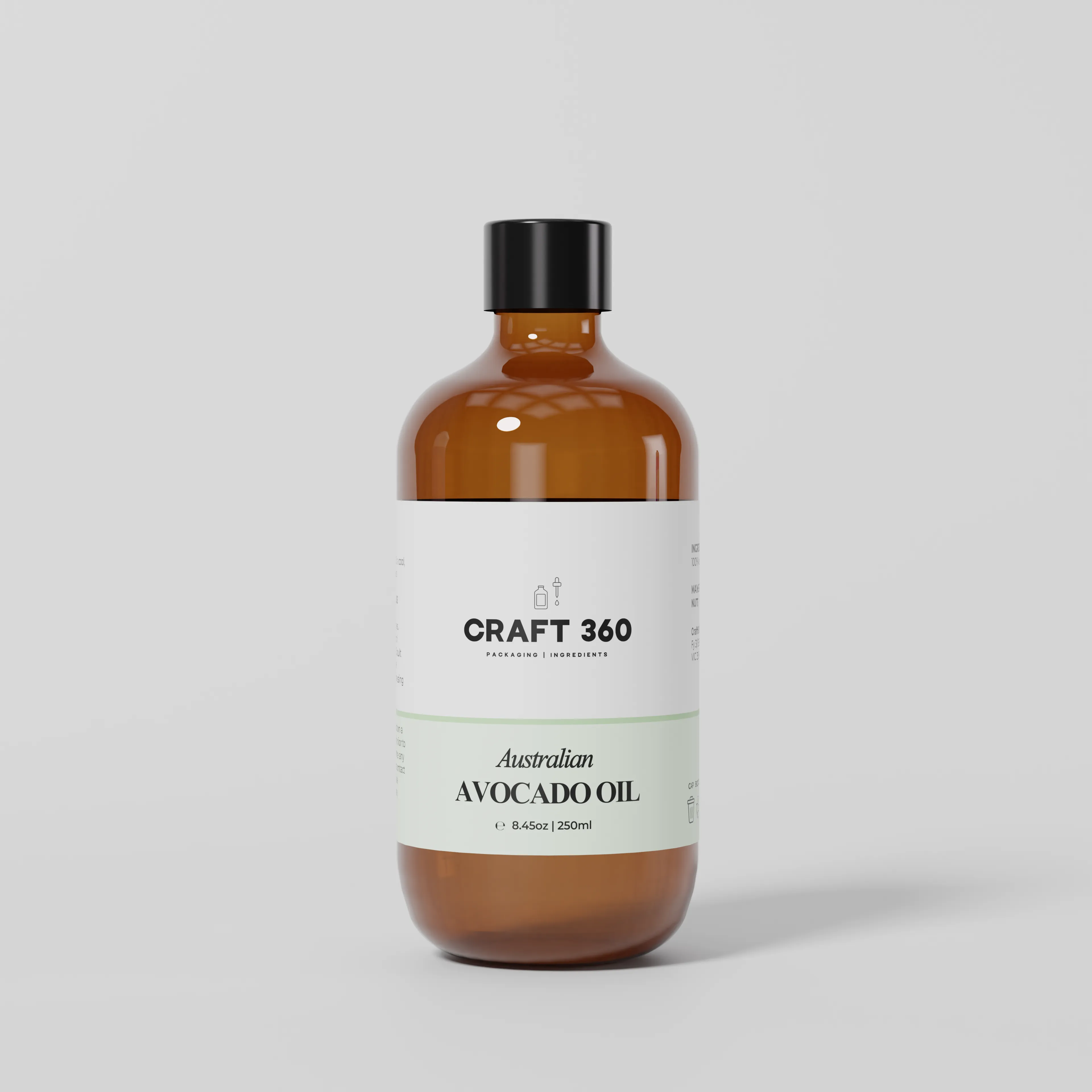 Avocado Oil - Australian - Cold Pressed (Glass Bottle)