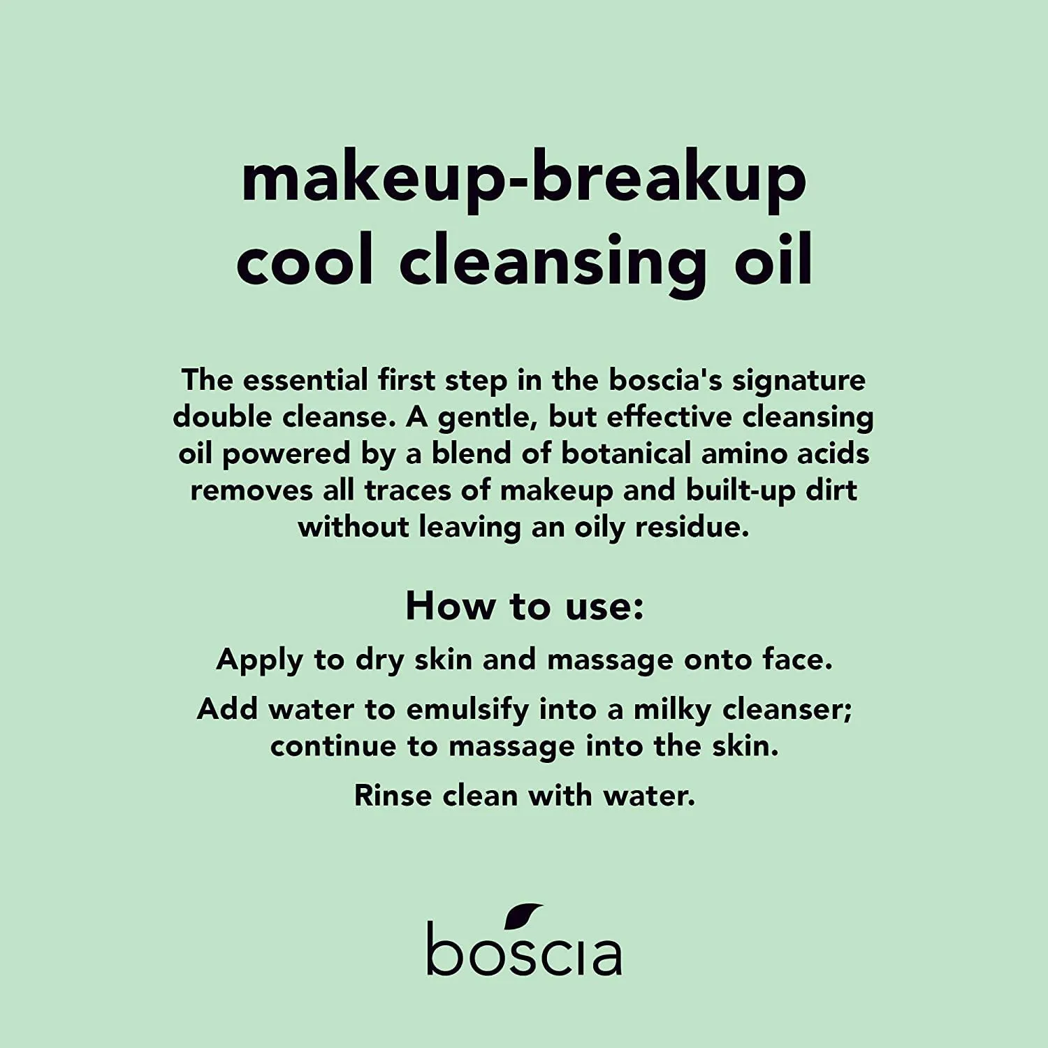 Boscia MakeUp-BreakUp Cool Cleansing Oil