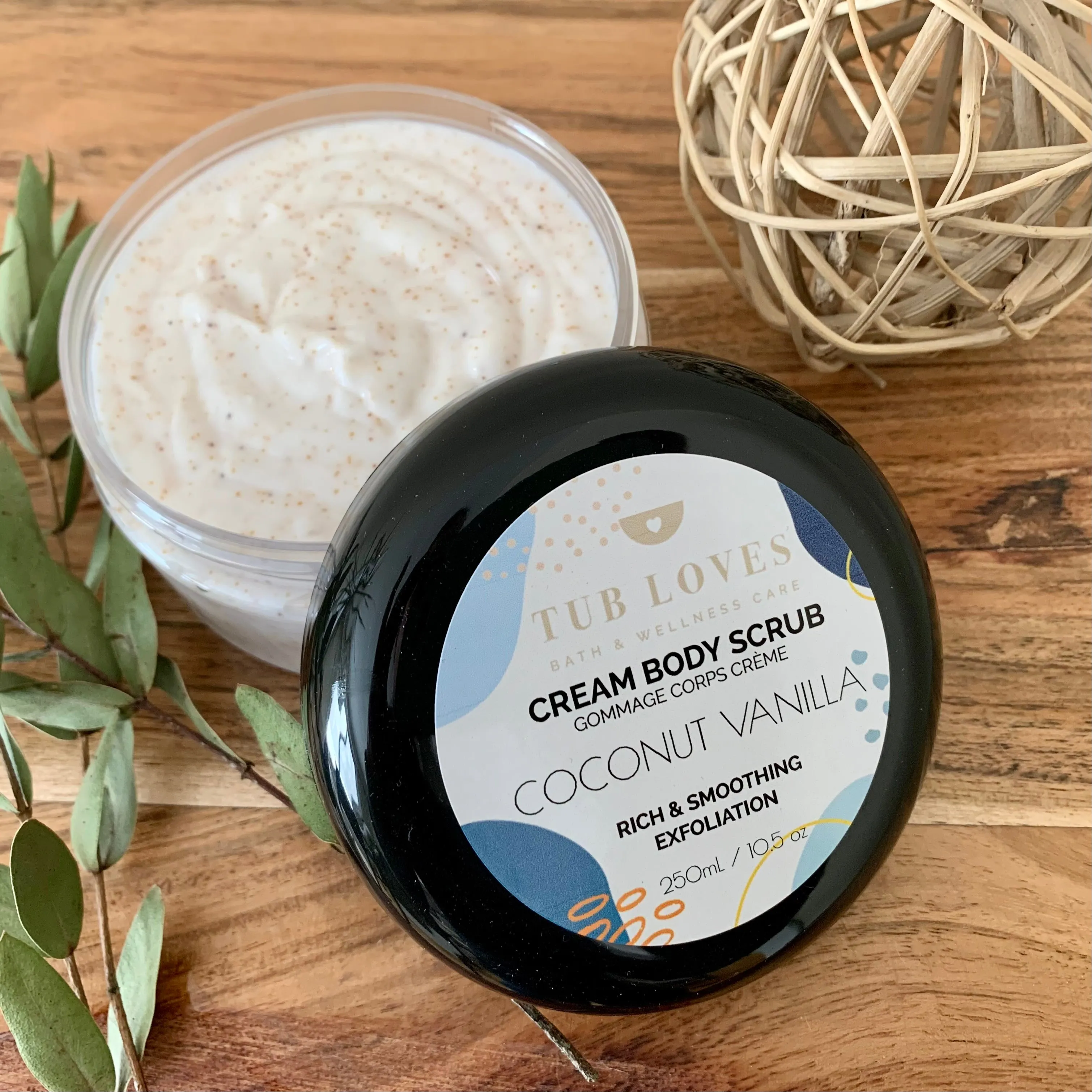 Coconut Vanilla Exfoliating Body Scrub