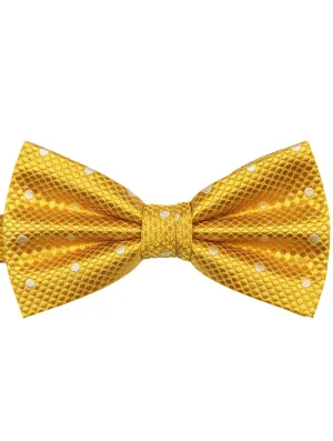 DCLIC Classic Spot Bow Tie - Yellow/White