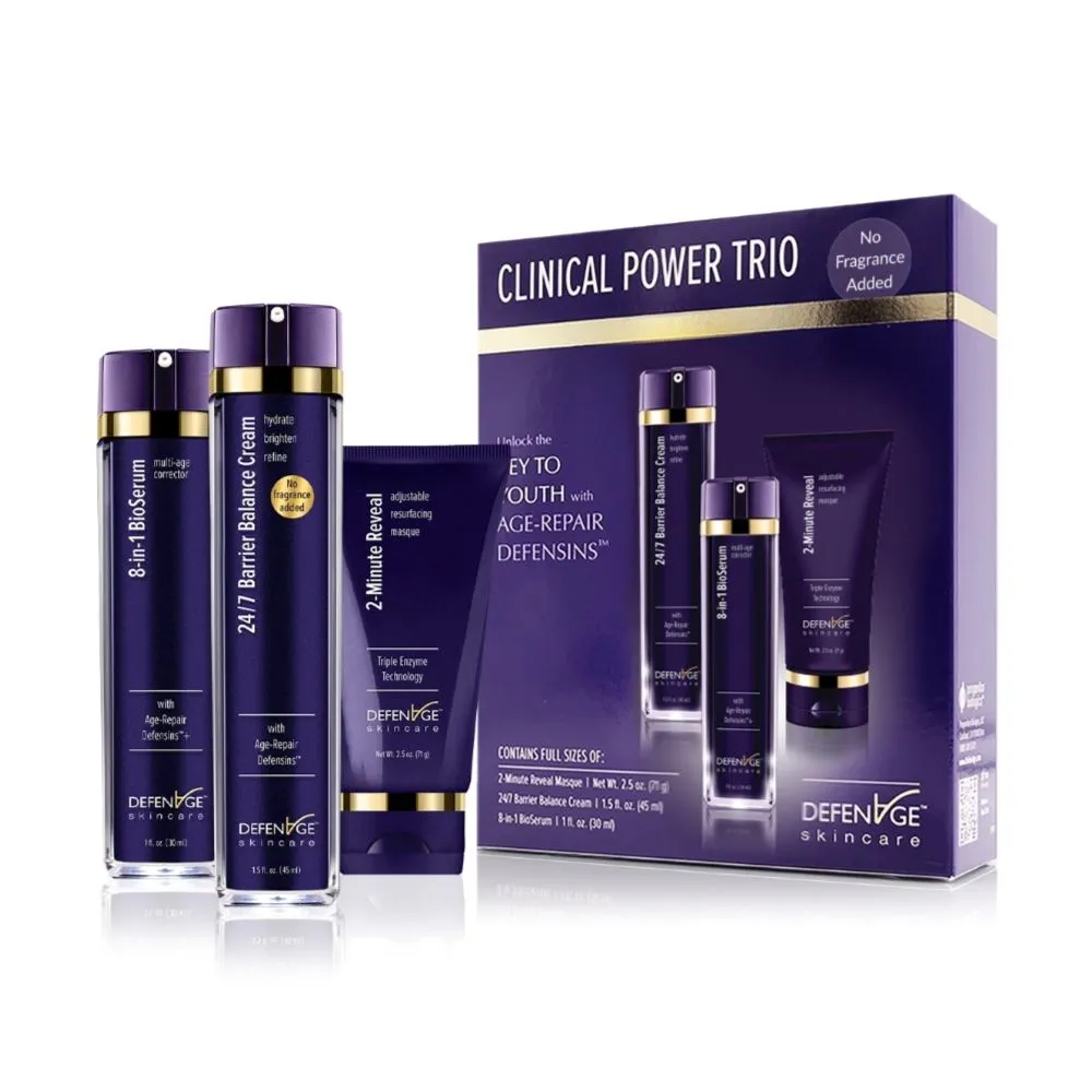 DefenAge Clinical Power Trio FRAGRANCE FREE