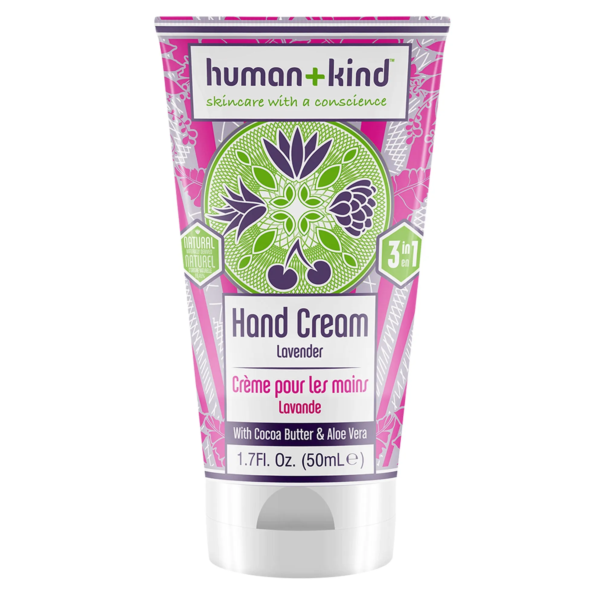 Hand Cream - Lavender by Human Kind for Unisex - 1.7 oz Cream