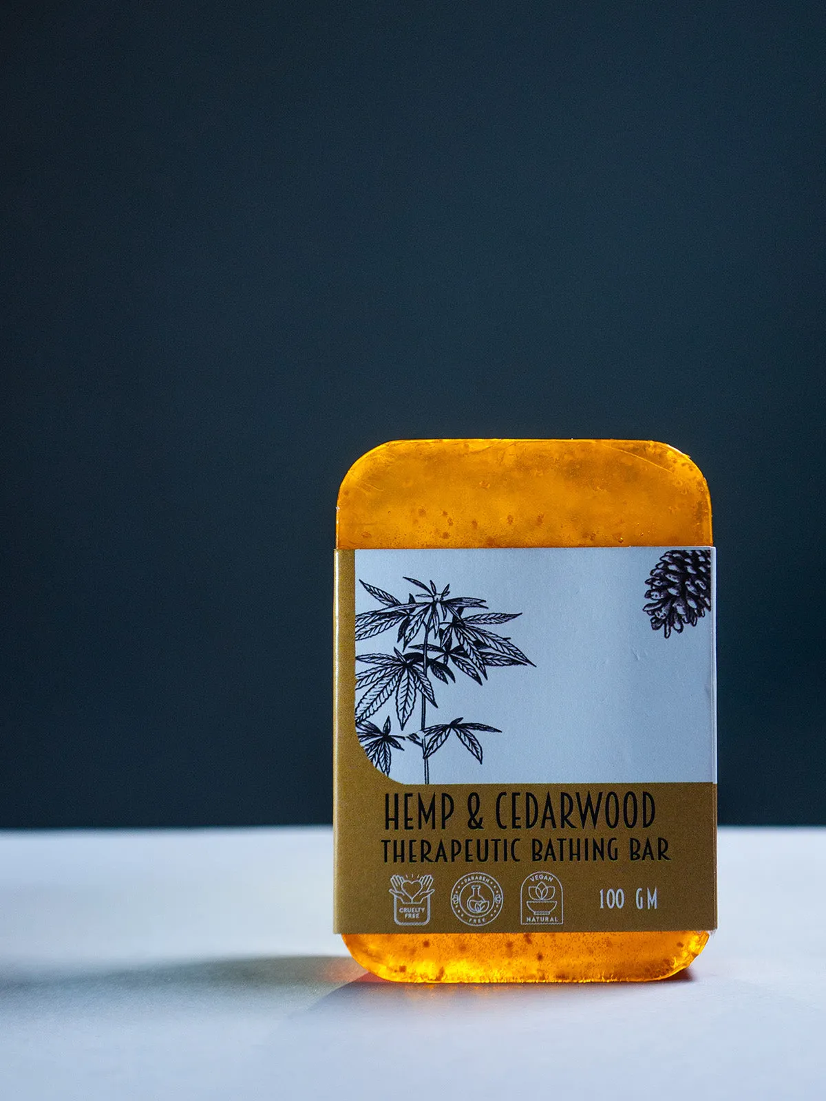 Hemp & Cedar Therapeutic Bathing Bar  100G