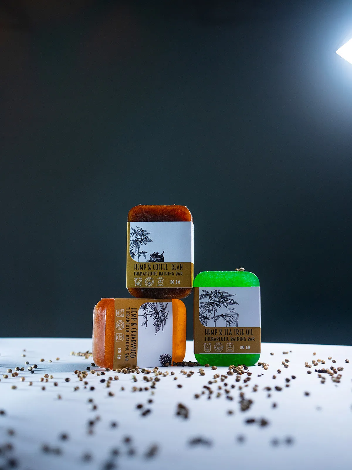 Hemp & Cedar Therapeutic Bathing Bar  100G