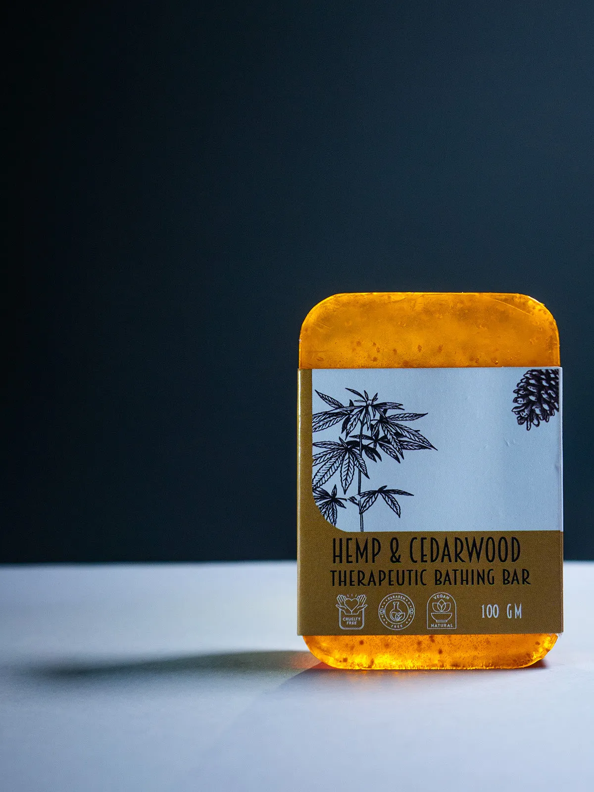 Hemp & Cedar Therapeutic Bathing Bar  100G