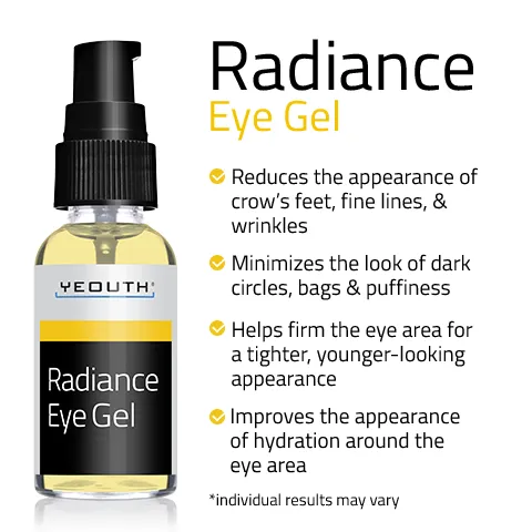 Multi-Action Eye Care: Radiance Eye Gel 1 oz & Retinol Eye Cream 1 oz
