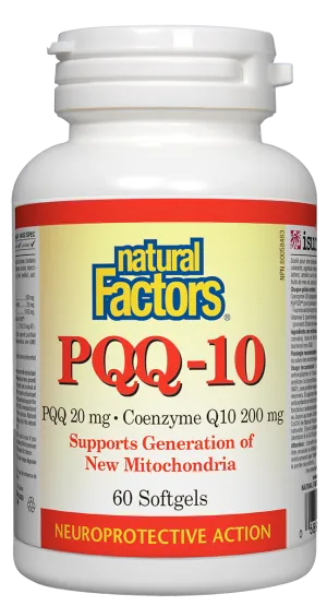 Natural Factors PQQ-10 (60 Softgels)