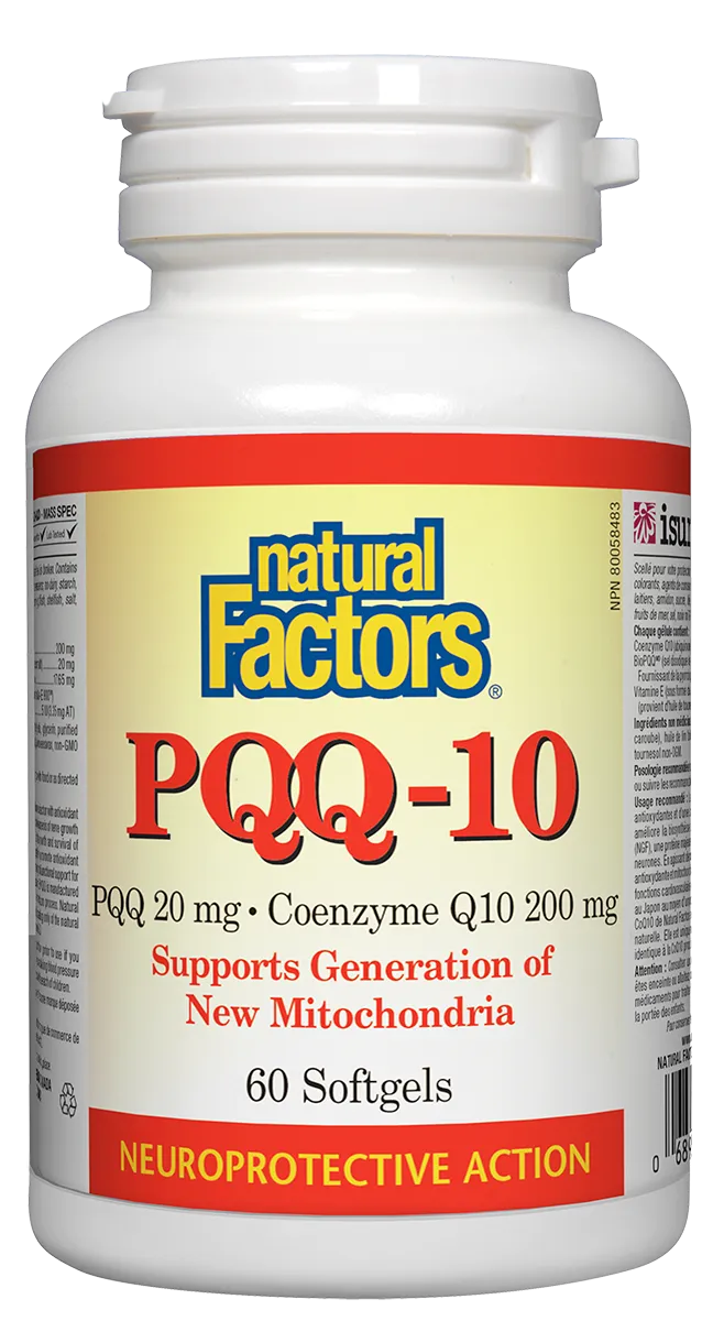 Natural Factors PQQ-10 (60 Softgels)