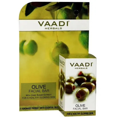 Olive Facial Bar with Cane Sugar Extract