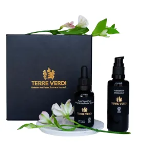 Organic Moisturiser Gift Set - The Nourishing Box – Luxury Skincare Gift Set