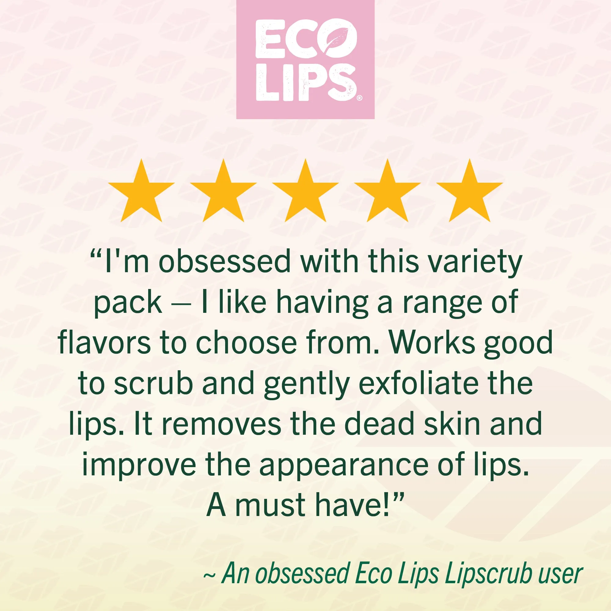 Organic Sugar Lip Scrub & Hydrating Lip Mask 4-Pack Variety