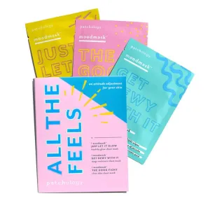 Patchology All The Feels MoodMask Kit - Set of 3 Assorted Face Sheet Masks