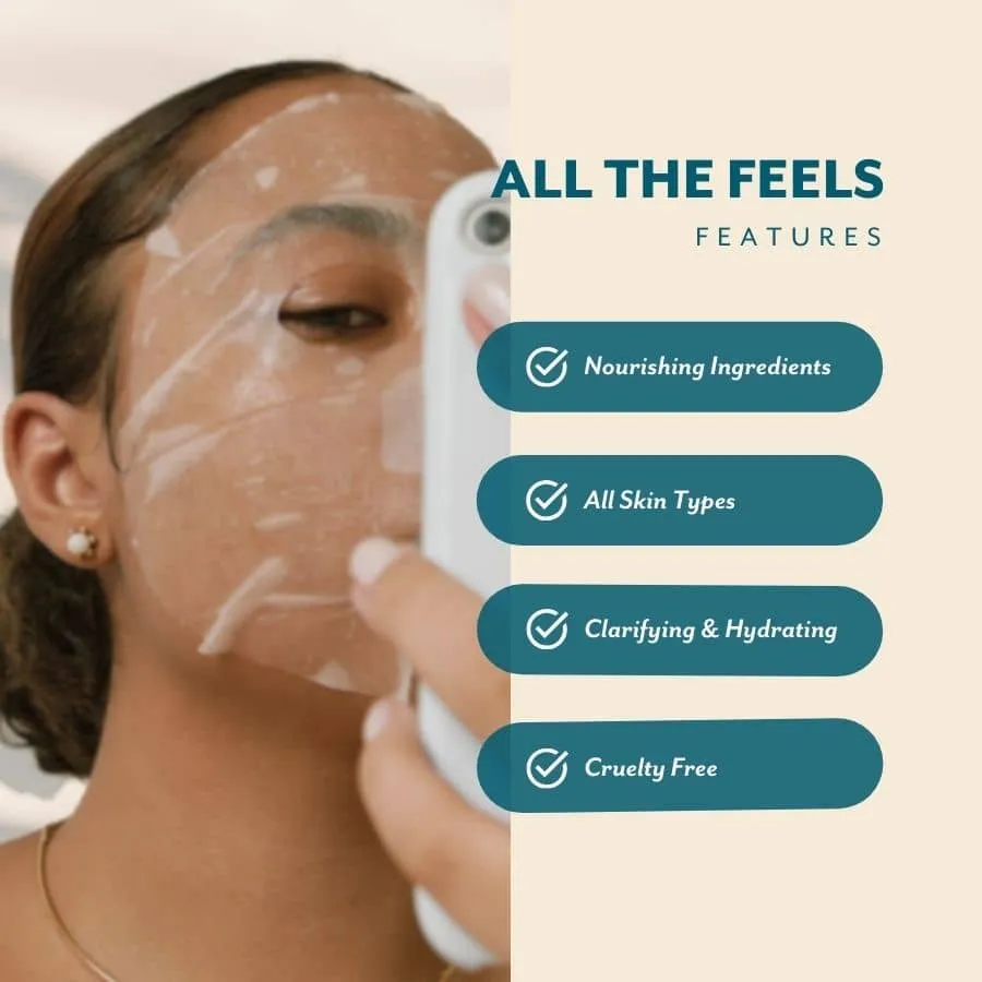 Patchology All The Feels MoodMask Kit - Set of 3 Assorted Face Sheet Masks