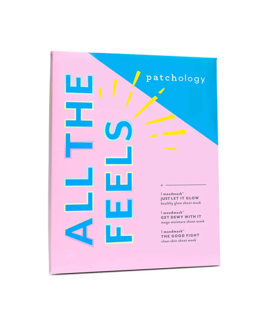 Patchology All The Feels MoodMask Kit - Set of 3 Assorted Face Sheet Masks