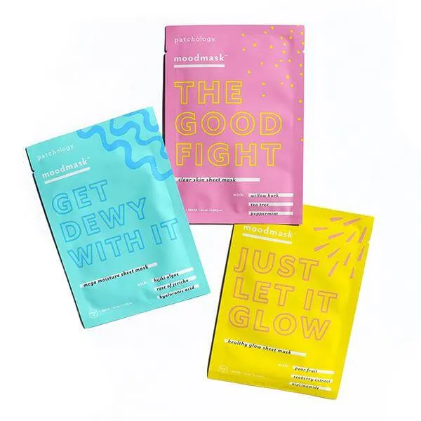 Patchology All The Feels MoodMask Kit - Set of 3 Assorted Face Sheet Masks