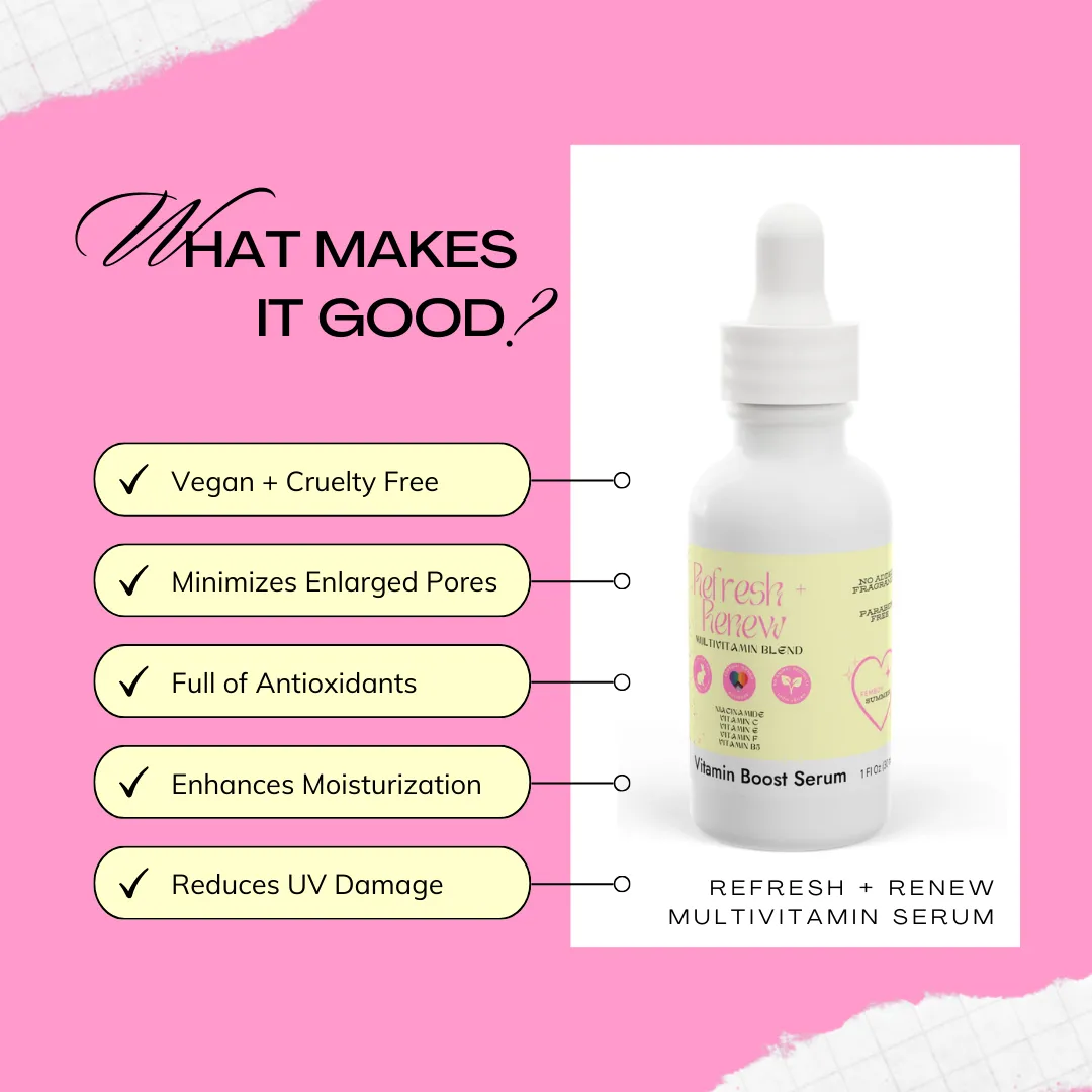 Refresh   Renew Multi-Vitamin Blend Serum
