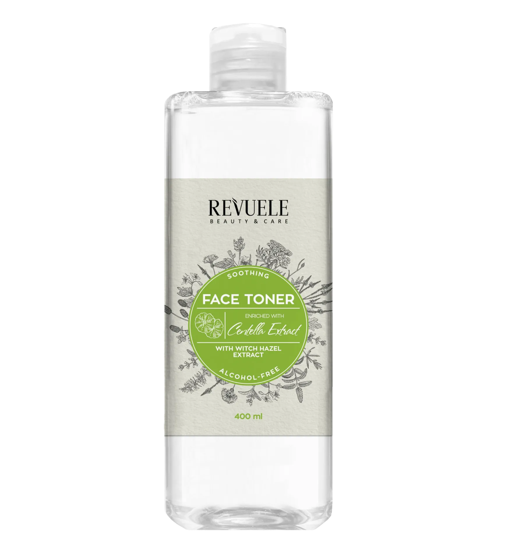 REVUELE WITCH HAZEL TONER with Centella Extract-400ml
