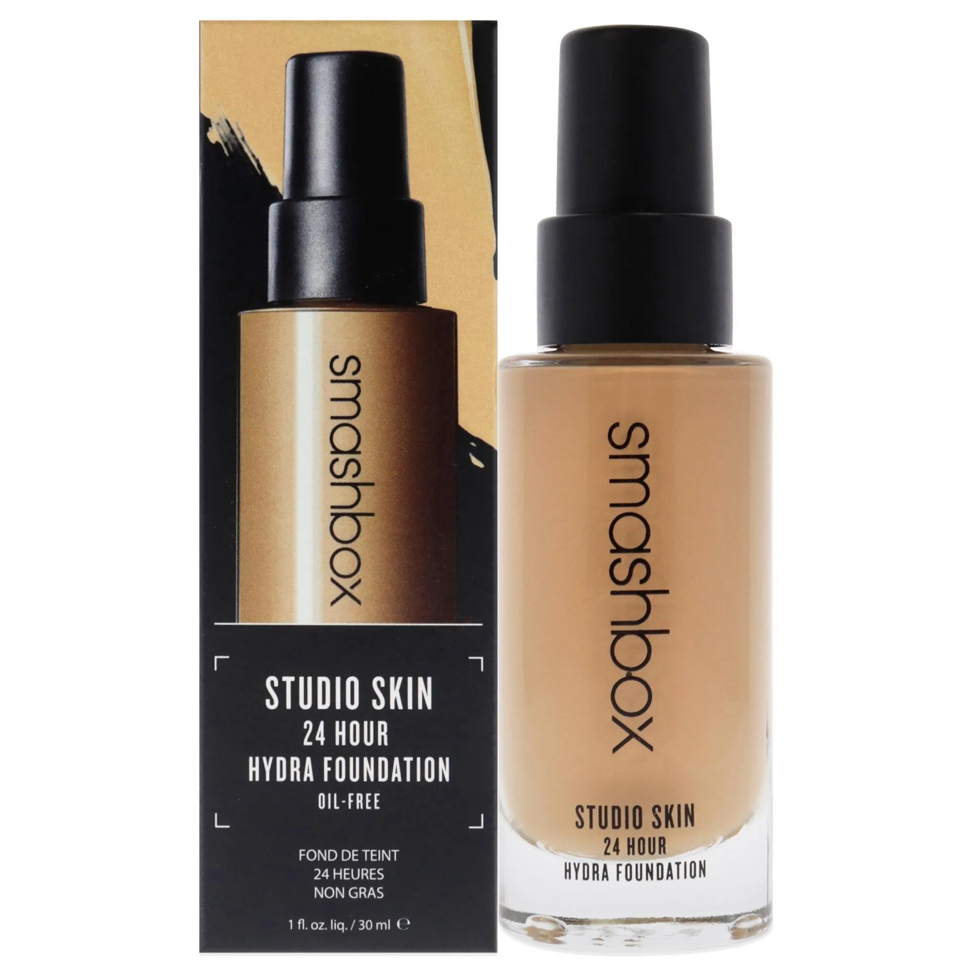 Studio Skin 24 Hour Wear Hydrating Foundation - 2.35 Light-Medium With Warm Undertone by Smashbox for Women - 1 oz Foundation
