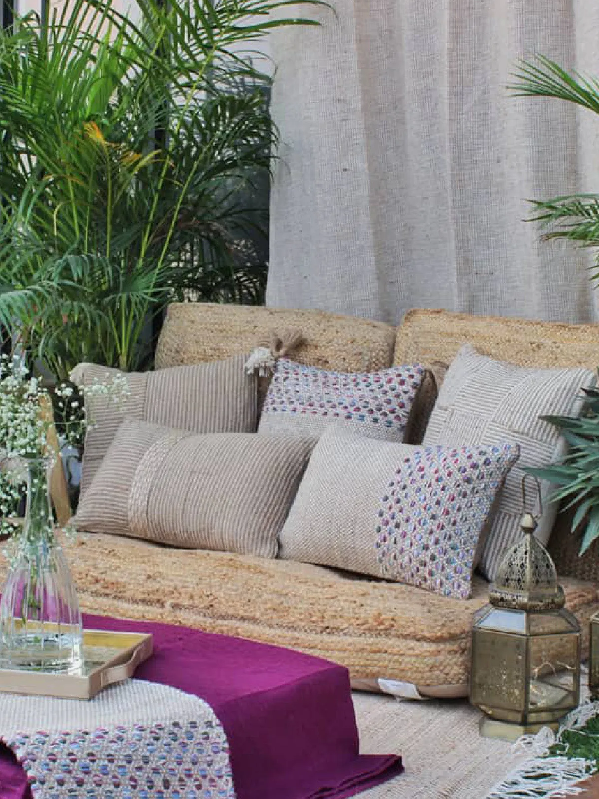 Undisturbed Kaleidoscopic Patch Lumbar Cushion Cover Multi Colour