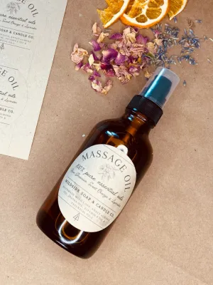 Wildside Rose, Geranium   Lavender Massage Oil