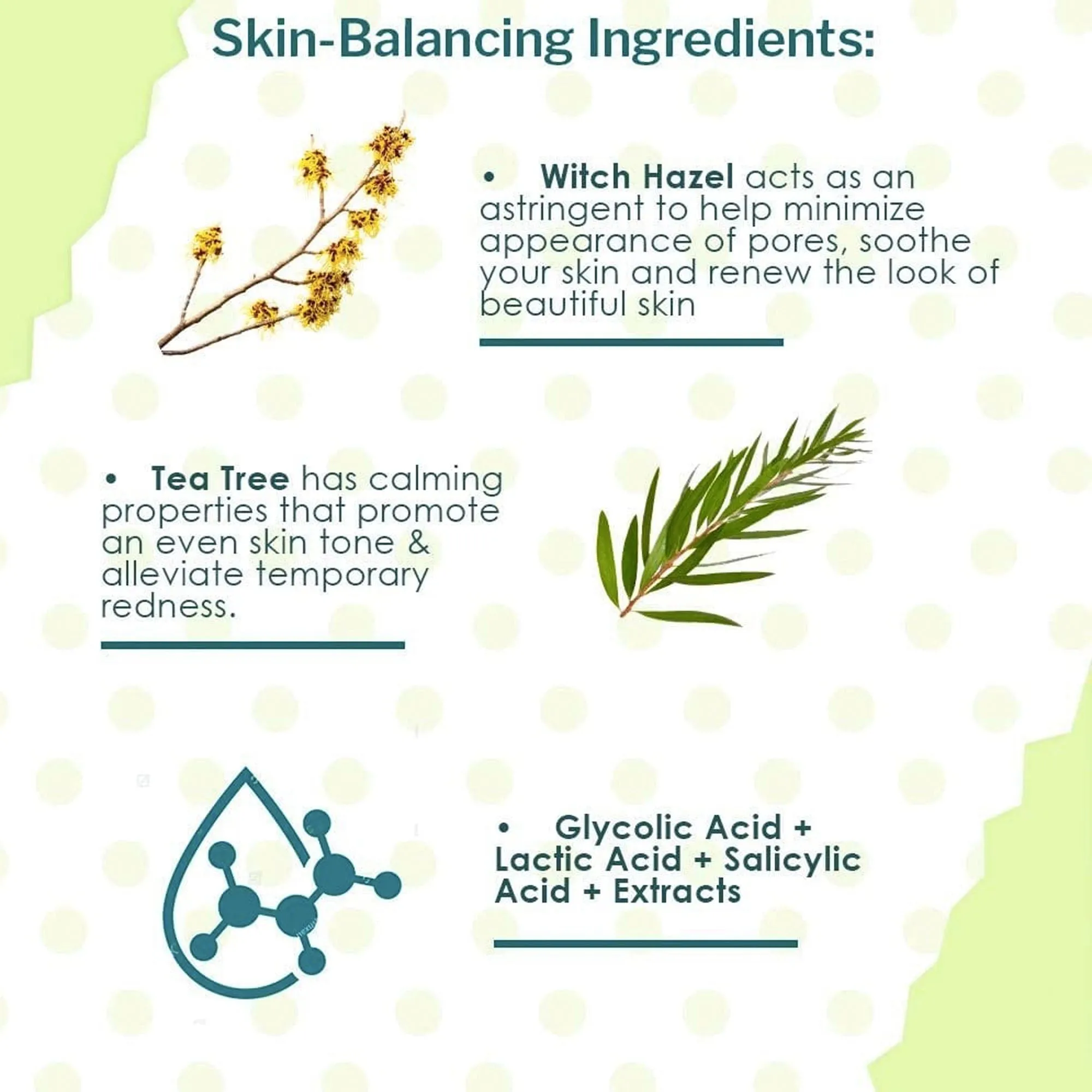 Witch Hazel   Tea Tree Skin Toner